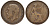 Великобритания 1 пенни 1920 Георг V (1910-1936) KM 810, Spink 4051 бронза 4123-1124