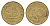 ФРГ 10 пфеннигов 1971 D KM 108, J. 383 сталь плакированная латунью 4618-1237