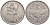Французская Новая Каледония 2 франка 1977  KM 14 алюминий  UNC  4610-456