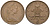 Великобритания 2 пенса 1971 Елизавета II (1952-2022) KM 916, Spink 4235 (C1) бронза 85-1113