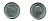 НИДЕРЛАНДЫ 25 ЦЕНТОВ 1961 ЮЛИАНА KM 183 никель 76-368