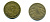 ГЕРМАНИЯ 5 РЕЙХСПФЕННИГОВ 1924 F, KM 39, J. 316 алюминиевая бронза 46-2146