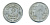 ФРАНЦИЯ 2 ФРАНКА 1946 KM 886а.1 алюминий 80-635