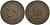Франция 10 сантимов 1855 BB - Страсбург, Наполеон III (1852 - 1870) KM 771 бронза 4168-624