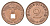 Германия 2 рейхспфеннига 1940 A KM 90, J. 362 бронза 4632-214