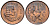 ЮАР 1 цент 1969 Ян ван Рибек (1619-1677), South Africa, легенда на английском, капские воробьи KM 65.1 KM 65.1 бронза  aUNC  220-951
