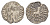 Киликийская Армения трам 1226-1271 Хетум I и царица Забель, держат крест/лев с патриаршим крестом  серебро    1516-915