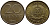 ГДР 20 пфеннигов 1971 А KM 11 латунь UNC 54-1424
