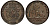 БЕЛЬГИЯ 2 САНТИМА 1857 BELGES KM 4.2 медь 02-264-25