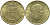 Италия 200 лир 1978 R, шестерня KM 105 алюминиевая бронза 4395-536