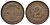 Германия 2 рейхспфеннига 1924 J KM 38, J. 314, Weege 4 бронза 4121-556
