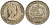 Кипр 100 милей 1955 KM 37 медно-никель 00-00