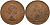 Великобритания 1 пенни 1967 Елизавета II (1952-2022) KM 897, Spink 4157 бронза 189-615