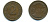 ГЕРМАНИЯ 2 РЕНТПФЕННИГА 1923 F J 307, KM 31 бронза 46-1215