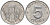 ГДР 5 пфеннигов 1952 A KM 6 алюминий 206-435