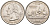 США 25 центов = квотер 2000 Р, серия штаты США, Вирджиния KM 309 медь плакированная медно-никелем 4586-145
