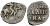 ВЕЛИКОЕ КНЯЖЕСТВО МОСКОВСКОЕ ДЕНГА 1535 - 1547 ИВАН IV ВАСИЛЬЕВИЧ, МОСКОВСКИЙ МОНЕТНЫЙ ДВОР, 0,34 ГР ГиК №26 серебро 262-853