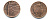 Великобритания 1 пенни 2009 Елизавета II (1952-2022) KM 1107, Spink B6 сталь плакированная медью 177-1155