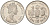 Гибралтар 10 пенсов 2004 300 лет захвату Гибралтара KM 1047 медно-никель UNC 4619-235