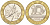 Франция 10 франков 1989 тип Гений Бастилии KM 964.1, Le Frank 375.3 биметалл 4519-211