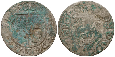 Польша 3 полкера (3 полторака - 1 крейцер) 1623 Сигизмунд III Ваза (1587-1632) Gorecki B.23 серебро 4158-1254