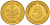 ФРГ 5 ПФЕННИГОВ 1989 J KM 107, J. 382 сталь плакированная латунью 4396-1654