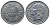 Франция 5 франков 1945 KM 888b.1, Le Franc 339.3 алюминий 4364-4323