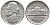 США 5 центов 1990 P, Джефферсон KM А192 медно-никель 51-1342