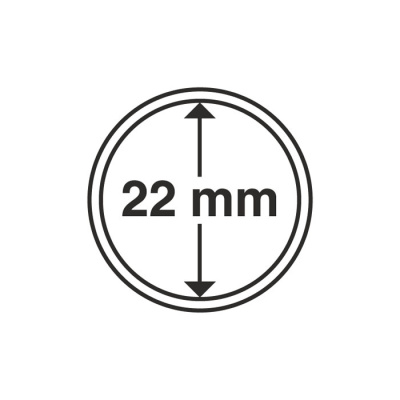 Капсулы круглые – 22 мм, упаковка 10 шт. Leuchtturm. 300053