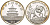 Китай 10 юаней 1990 панда KM 237 серебро BUNC 1081-5-12