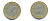 Турция 1 лира 2009 Кемаль Ататюрк KM 1244 биметалл  176-1125