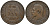 ФРАНЦИЯ 10 САНТИМОВ 1854 В, НАПОЛЕОН III (1852-1870) KM 771.2 бронза 32-1021