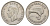 Новая Зеландия 2 шиллинга (флорин) 1937 Георг VI (1936-1952), птичка киви KM 10 серебро 5010-1241