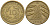 Германия 10 рентенпфеннигов 1924 А KM 33 J. 309 алюминиевая бронза    4153-255