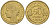 ФРАНЦИЯ 50 САНТИМОВ 1940 ТИП MORLON KM 894.1, LE FRANC 192.17 алюминиевая бронза 44-762