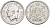 Монако 1 франк 1943 Луи II (1922-1949) KM 120 алюминий 4402-731