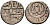 Индия 2 гани 1266-1287 AD Делийский Султанат, Ghiyath al-Din Balban биллон 192-732