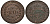 Бразилия 20 реалов 1825 R, Педру I (1822-1831) KM 360.1 медь 272-435
