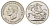 Великобритания 1 крона (5 шиллингов) 1951 Георг VI (1936-1952), фестиваль Британии, Георгий Победоносец KM 880, Spink 4111 медно-никель UNC 00-1067-6-44