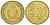 Мальта 10 евроцентов 2008 F KM 128 нордик UNC 4551-853