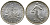 Франция 1 франк 1918 сеятель KM 844.1, Le Franc 217.24 серебро UNC 259-711