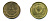 СССР 1 КОПЕЙКА 1991 M Y#126a латунь 26-1125