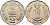Индия 2 рупии 2000 50 лет Верховному Суду Индии KM 291 медно-никель UNC 94-953
