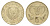 Кипр 5 центов 1988 голова быка KM 55.2 никель латунь UNC 4649-1161
