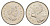 Канада 25 центов 2003 P, Елизавета II (1952-2022), олень KM 493 сталь плакированная никелем aUNC 4631-714