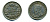 КАНАДА 5 ЦЕНТОВ 1912 ГЕОРГ V серебро 46-535