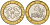 Монако 10 франков 1995 Ренье III (1949-2005) KM 163 биметалл    4601-831