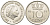 Нидерланды 10 центов 1955 Юлиана (1949-1980) KM 182 никель 112-221