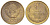 СССР 1 КОПЕЙКА 1981 Федорин 163, БЕЗ УСТУПА KM 126а латунь 3955-819