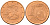 Финляндия 1 евроцент 1999  KM 98 сталь плакированная медью  UNC  4189-143